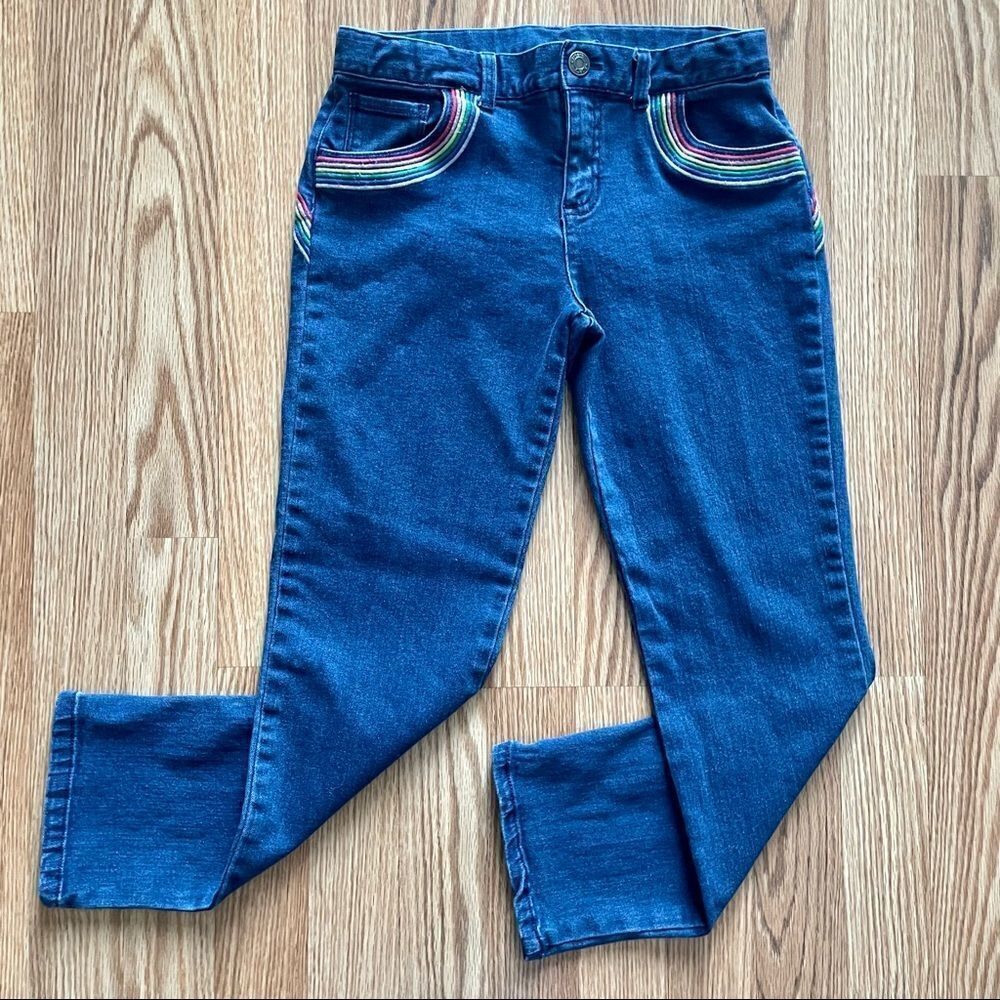 Carter’s Embroidered Rainbow Jeans